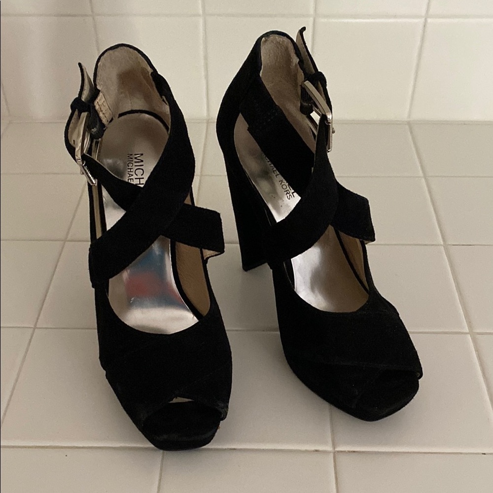 Michael Kors Black Heels - Like New